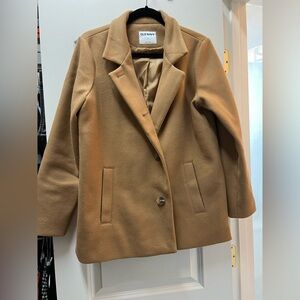 Old Navy Women's Camel Pea Coat - small